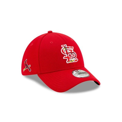 St. Louis Cardinals Gorra | New Era MLB 2021 Spring Training 39thirty Stretch Fit Cap Mexico - Rojos